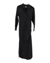 Christopher Esber Lace-trim Midi Shirt Dress In Black Cotton In Black