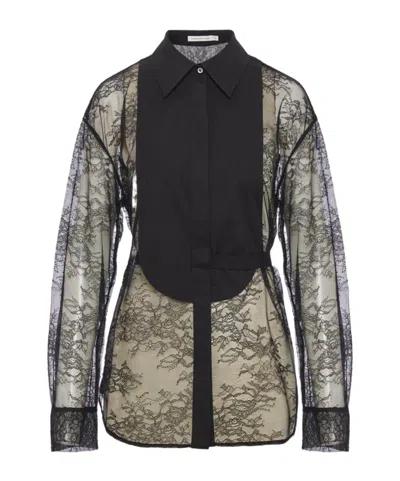 CHRISTOPHER ESBER LACE TUXEDO SHIRT