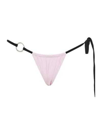 Christopher Esber Lace-up Swimming Trunks In Pink