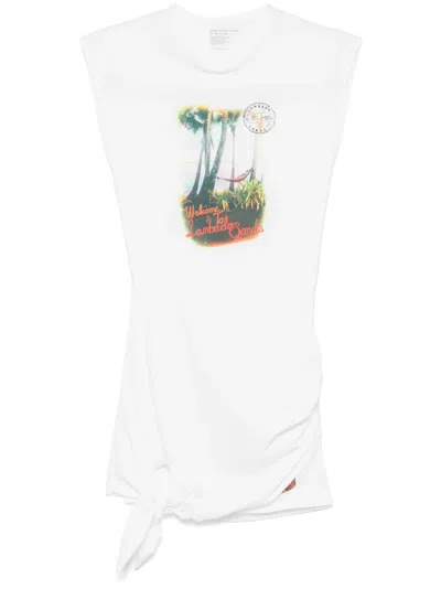 Christopher Esber Lambada Sands Mini Dress In White