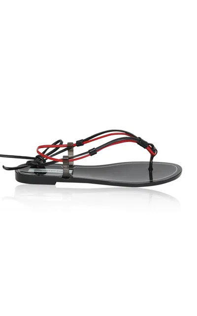 Christopher Esber Lasso Flip Flop Sandal In Black
