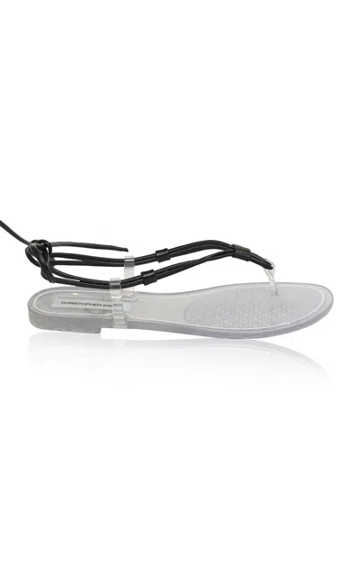 Christopher Esber Lasso Flip Flop Sandal In Transparent
