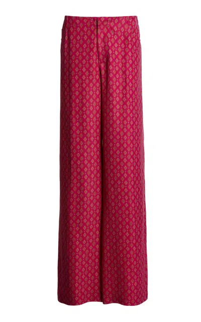 Christopher Esber Lawson Waisbandless Pants In Fuchsia