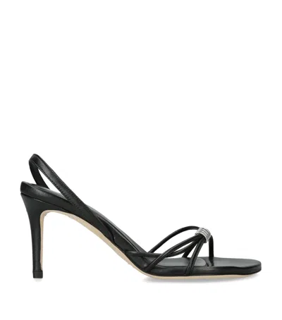 Christopher Esber Leather Giro Slingback Sandals 90 In Black