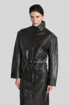 Christopher Esber Leather Jacket In Black Leather In Black