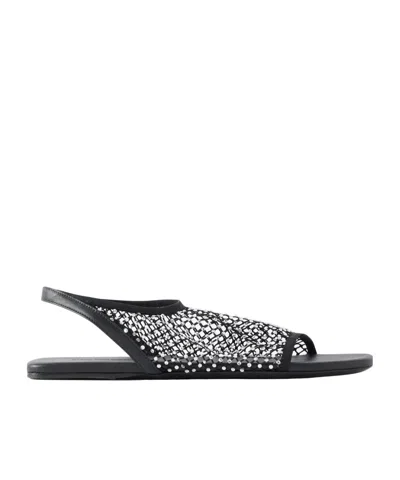Christopher Esber Leather Sandals In Black