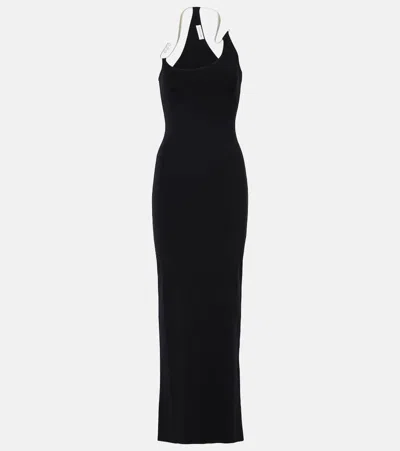 CHRISTOPHER ESBER LEVITATE PEARL-EMBELLISHED MAXI DRESS