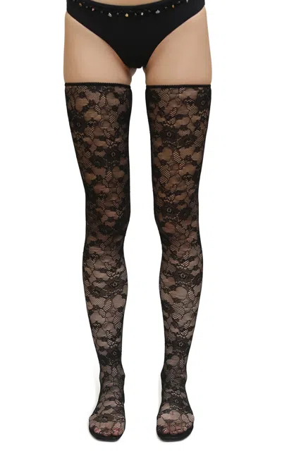Christopher Esber Lexi Hosiery Stocking Boot In Black