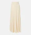 Christopher Esber Linen And Silk-blend Maxi Skirt In Beige