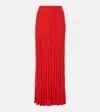 Christopher Esber Triple-waistband Straccio Knit Maxi Skirt In Red