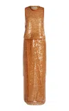 Christopher Esber Lluminate Sequined Gown In Yellow
