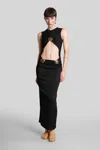 Christopher Esber Long Dress In Black