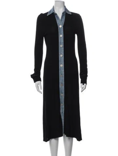Pre-owned Christopher Esber Long Dress In Black