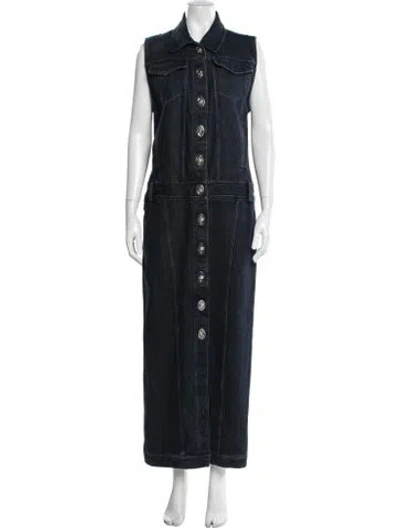 Pre-owned Christopher Esber Long Dress In Blue