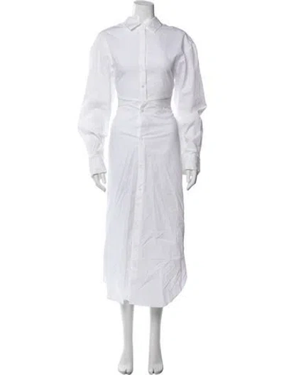 Pre-owned Christopher Esber Long Dress In Gray