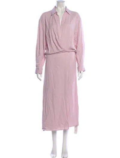 Pre-owned Christopher Esber Long Dress In Pink