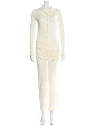 Pre-owned Christopher Esber Long Dress W/ Tags In Yellow
