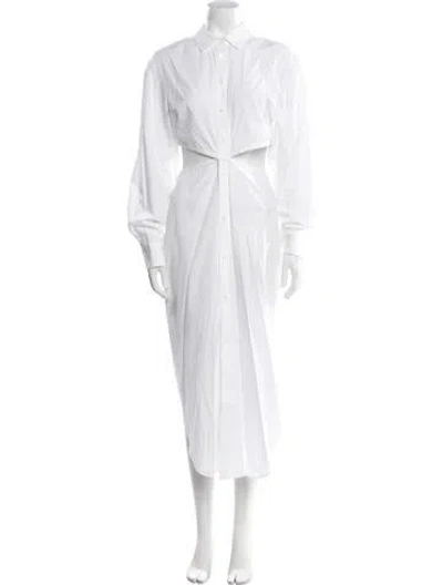 Pre-owned Christopher Esber Long Dress In White