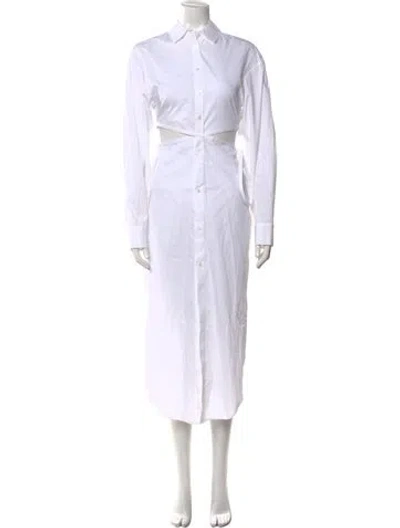 Pre-owned Christopher Esber Long Dress In White