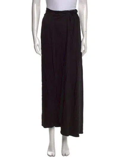 Pre-owned Christopher Esber Long Skirt In Black