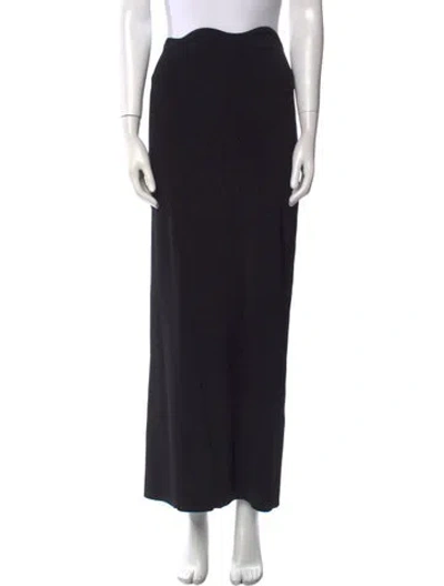 Pre-owned Christopher Esber Long Skirt In Black