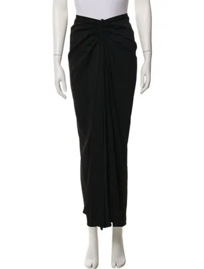 Pre-owned Christopher Esber Long Skirt In Black