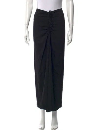 Pre-owned Christopher Esber Long Skirt In Black