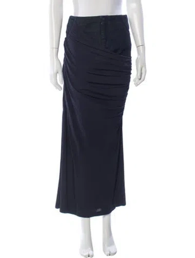 Pre-owned Christopher Esber Long Skirt In Blue