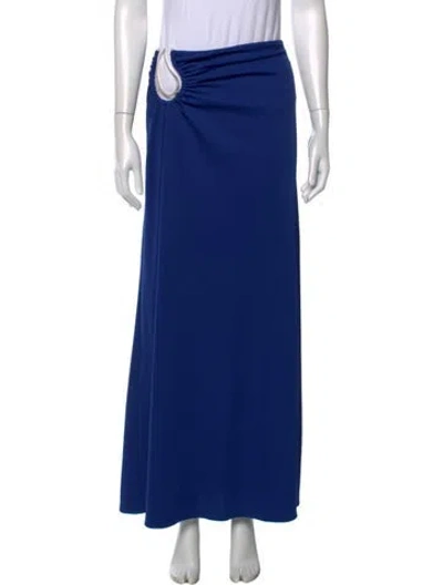 Pre-owned Christopher Esber Long Skirt In Blue