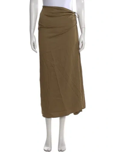 Pre-owned Christopher Esber Long Skirt In Green