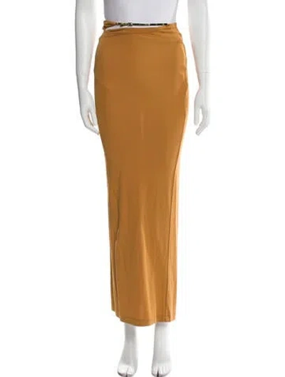 Pre-owned Christopher Esber Long Skirt In Neutral