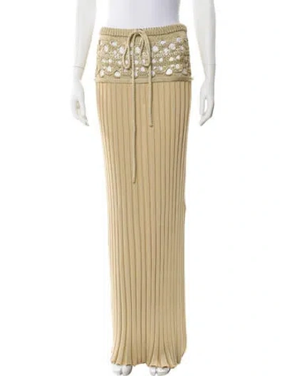 Pre-owned Christopher Esber Long Skirt In Neutral
