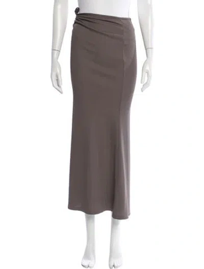 Pre-owned Christopher Esber Long Skirt In Neutral