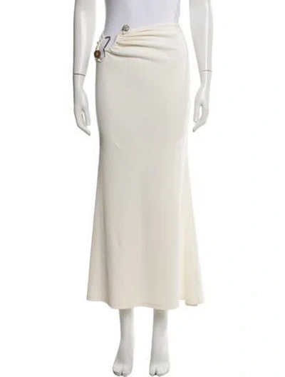 Pre-owned Christopher Esber Long Skirt In Neutrals