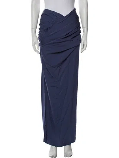 Pre-owned Christopher Esber Long Skirt W/ Tags In Blue