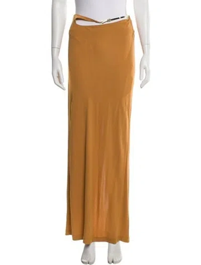 Pre-owned Christopher Esber Long Skirt W/ Tags In Brown