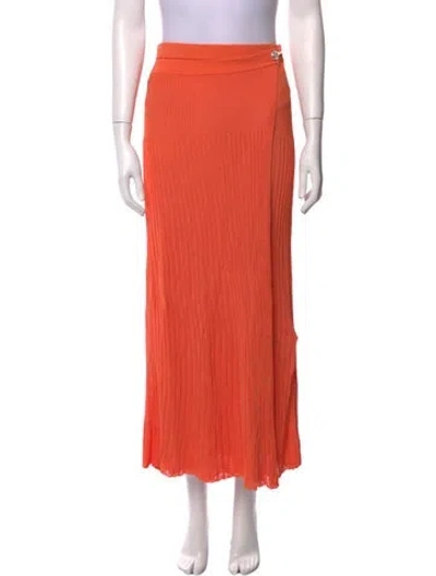Pre-owned Christopher Esber Long Skirt W/ Tags In Orange