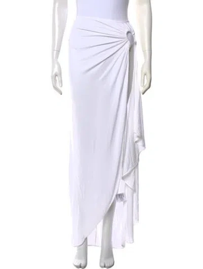 Pre-owned Christopher Esber Long Skirt W/ Tags In White