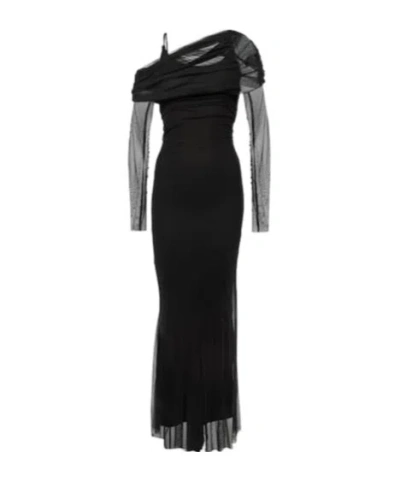 Christopher Esber Long Sleeve Dress In Black