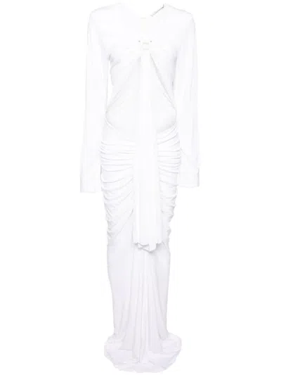 Christopher Esber Long Sleeves Dress In White
