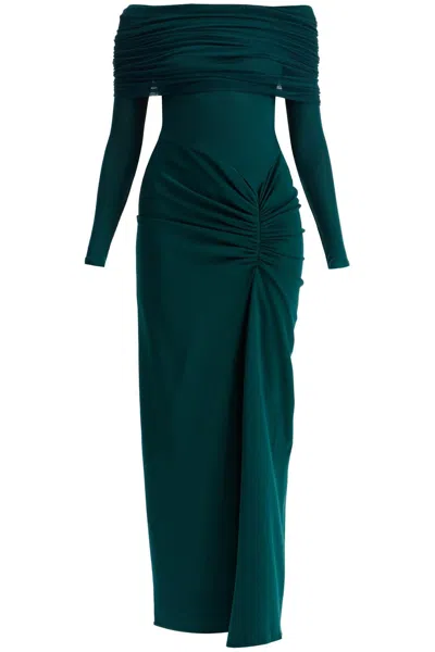 Christopher Esber Long Sonora Dress In Green