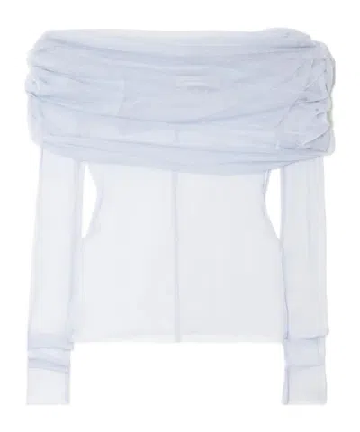 Christopher Esber Long-sleeved Cover-up In Blue