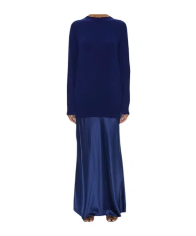 Christopher Esber Long-sleeved Dress In Blue