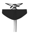 Christopher Esber Loop Tie High Rise Bikini Bottoms In Black