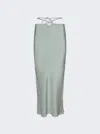 Christopher Esber Loophole Tie Skirt In Green