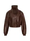 Christopher Esber Diagonal Zipper Jacket In Brown