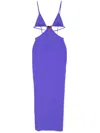 Christopher Esber Cutout Maxi Dress In Purple