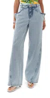 Christopher Esber Manta Sting Denim Jeans Indigo In Blue