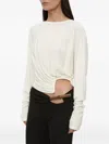 Christopher Esber Manto Long Sleeve Top In White