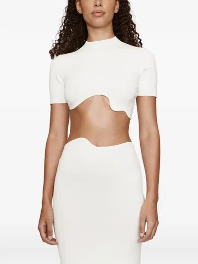 CHRISTOPHER ESBER MAPARADITA CUT-OUT SHORT-SLEEVE TOP